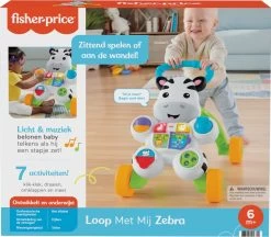 Fisher Price Fisher-Price Loop Met Mij Zebra - Looptrainer -Babyartikelen Winkel 1200x1048