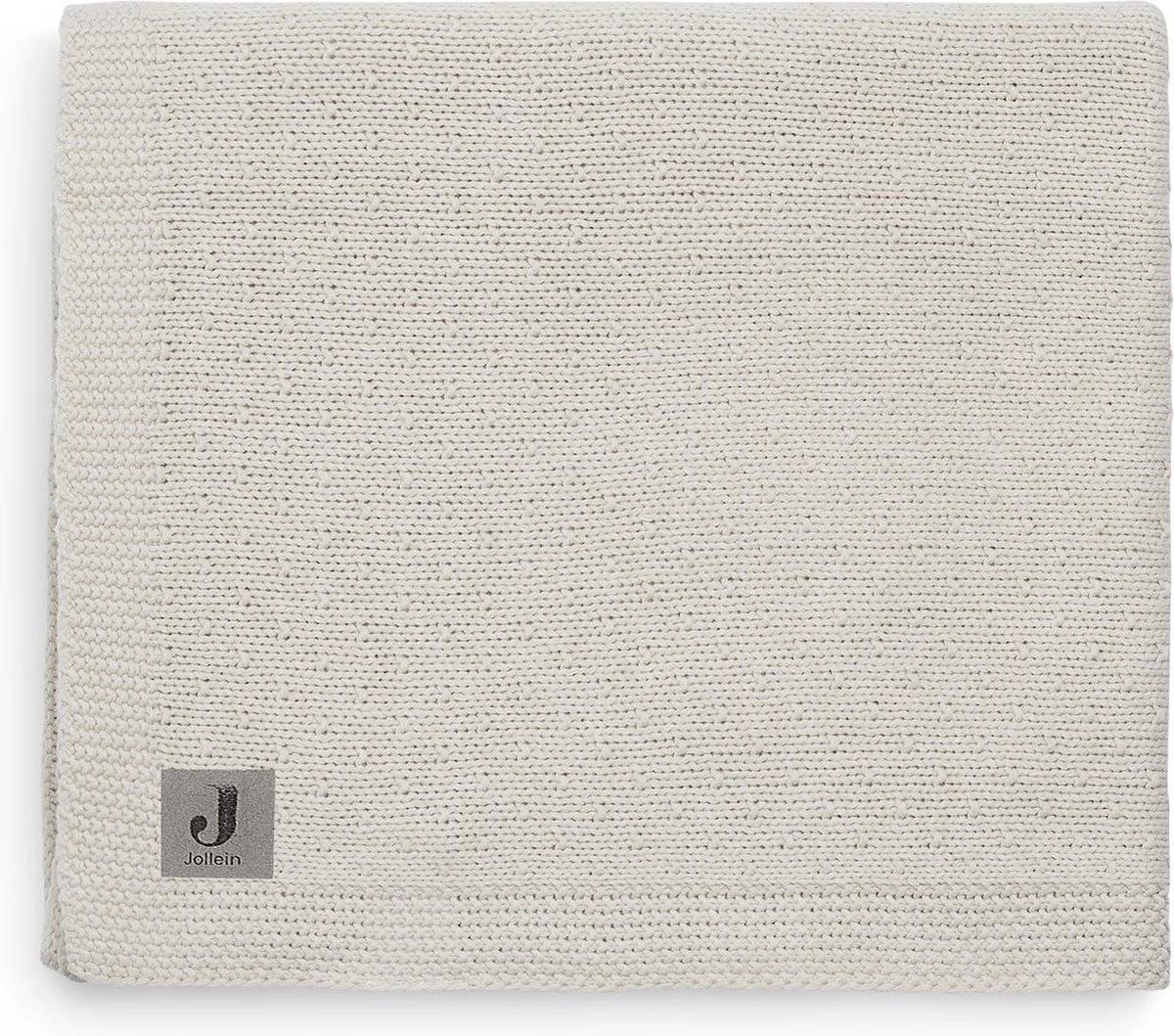 Jollein Baby Deken Wieg 75x100cm Bliss Knit - Nougat 1 Jollein Baby Deken Wieg 75x100cm Bliss Knit - Nougat