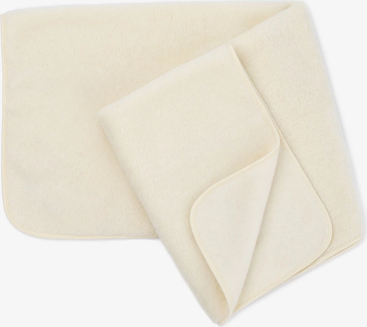 WOOOL® Merino Dekentje - FLUFFY (95x135cm) 100% Merino Wol - Plaid - Wollen Deken - Wieg Ledikant 2 WOOOL® Merino Dekentje - FLUFFY (95x135cm) 100% Merino Wol - Plaid - Wollen Deken - Wieg Ledikant - Afbeelding 2