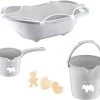 Babyjem Grijs 5-delige Badset