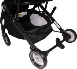 Ding Vivo Wandelwagen - Zwart - Inklapbare Buggy - Inclusief Boodschappenmandje En Zonnekap -Babyartikelen Winkel 1200x1085