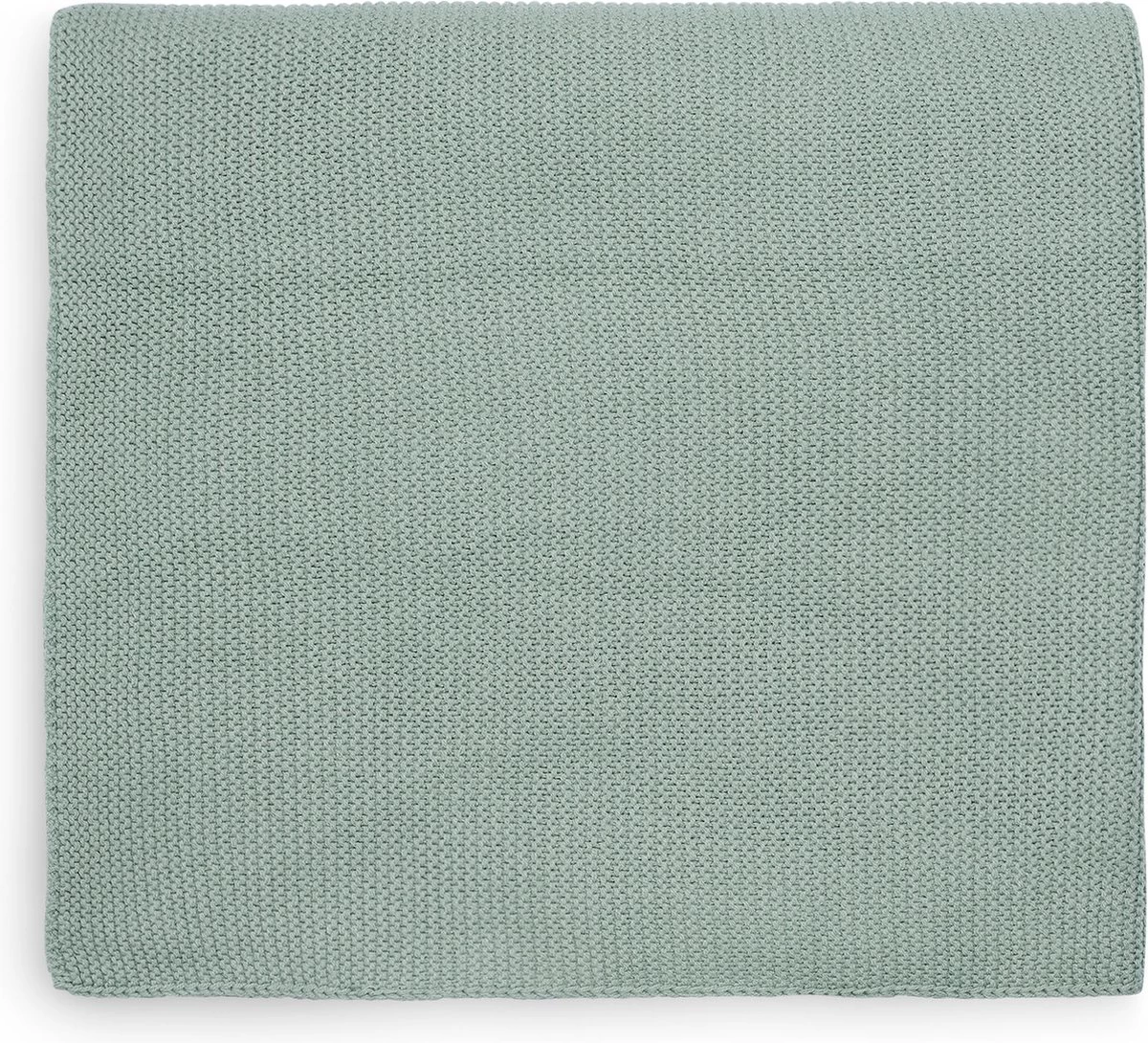 Jollein Baby Deken Wieg 75x100cm Basic Knit - Forest Green 2 Jollein Baby Deken Wieg 75x100cm Basic Knit - Forest Green - Afbeelding 2