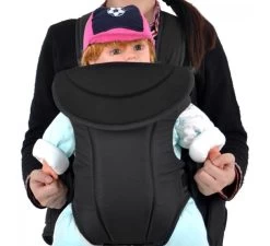 Baninni Draagzak - Buikdrager Sacco 2-in-1 Zwart -Babyartikelen Winkel 1200x1092 1