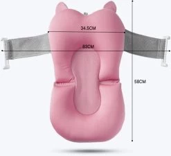 Babybadje - Peuterbadje - Opvouwbaar - Incl. Baby Badkussen - 84 Cm Lang - 0 Tot 3 Jaar - Roze -Babyartikelen Winkel 1200x1093 3