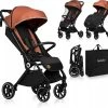 Lionelo Buggy Cloe - Kinderwagen Premium + - Tot 22 Kg - Verstelbare Rugleuning - 5-punts Veiligheidsgordels - Grote Zwenkwielen - Klamboe - Bekerhouder - Lichtgewicht - Compact - Waterdicht