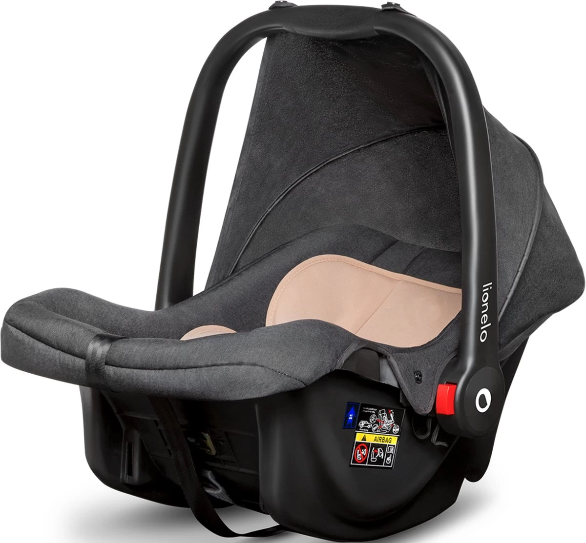 Lionelo Noa Plus - Autostoeltje - Lichtgewicht Constructie - Draagfunctie - Praktische Luifel 10 Lionelo Noa Plus - Autostoeltje - Lichtgewicht Constructie - Draagfunctie - Praktische Luifel - Afbeelding 10