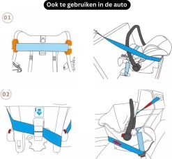 Merkloos BrightWise Luxe Kinderwagen 3 In 1 Van Voldoet Aan Alle Europese Veiligheidscertificaten - Wandelwagen - Kinderwagen 3-in-1 Incl Autostoel - Kinderwagen Maxi Cosi – Buggy 3 In 1 - Newborn - Zwart -Babyartikelen Winkel 1200x1113 9