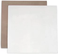 Jollein Hydrofiele Doek Large Bamboe Katoen 115x115cm Biscuit/Ivory - 2 Stuks -Babyartikelen Winkel 1200x1120 5