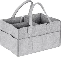 Relaxdays Luiertas Baby - Verzorgingstas Vilt - Organizer Luiers - Uitneembare Schotjes - Lichtgrijs 21 Relaxdays Luiertas Baby - Verzorgingstas Vilt - Organizer Luiers - Uitneembare Schotjes - Lichtgrijs -Babyartikelen Winkel 1200x1123 1