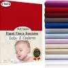 Bed Couture Flanel Fleece Baby Kinder Hoeslaken - 100% Katoen Extra Zacht En Warm - Ledikant - 60x120 Cm - Rood