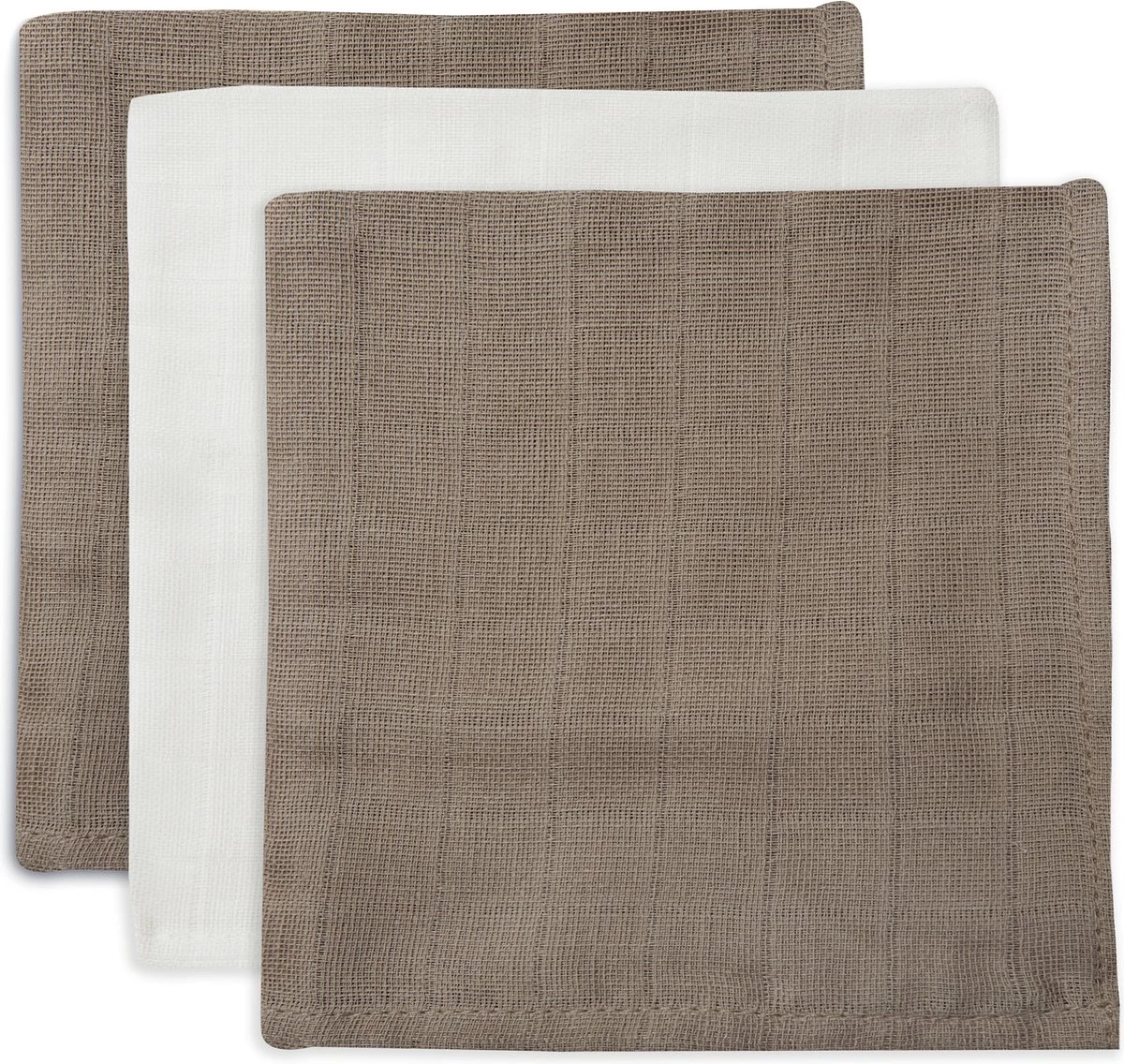 Jollein Baby Hydrofiel Monddoekje Bamboe Katoen - Biscuit/Ivory - 3 Stuks 2 Jollein Baby Hydrofiel Monddoekje Bamboe Katoen - Biscuit/Ivory - 3 Stuks - Afbeelding 2