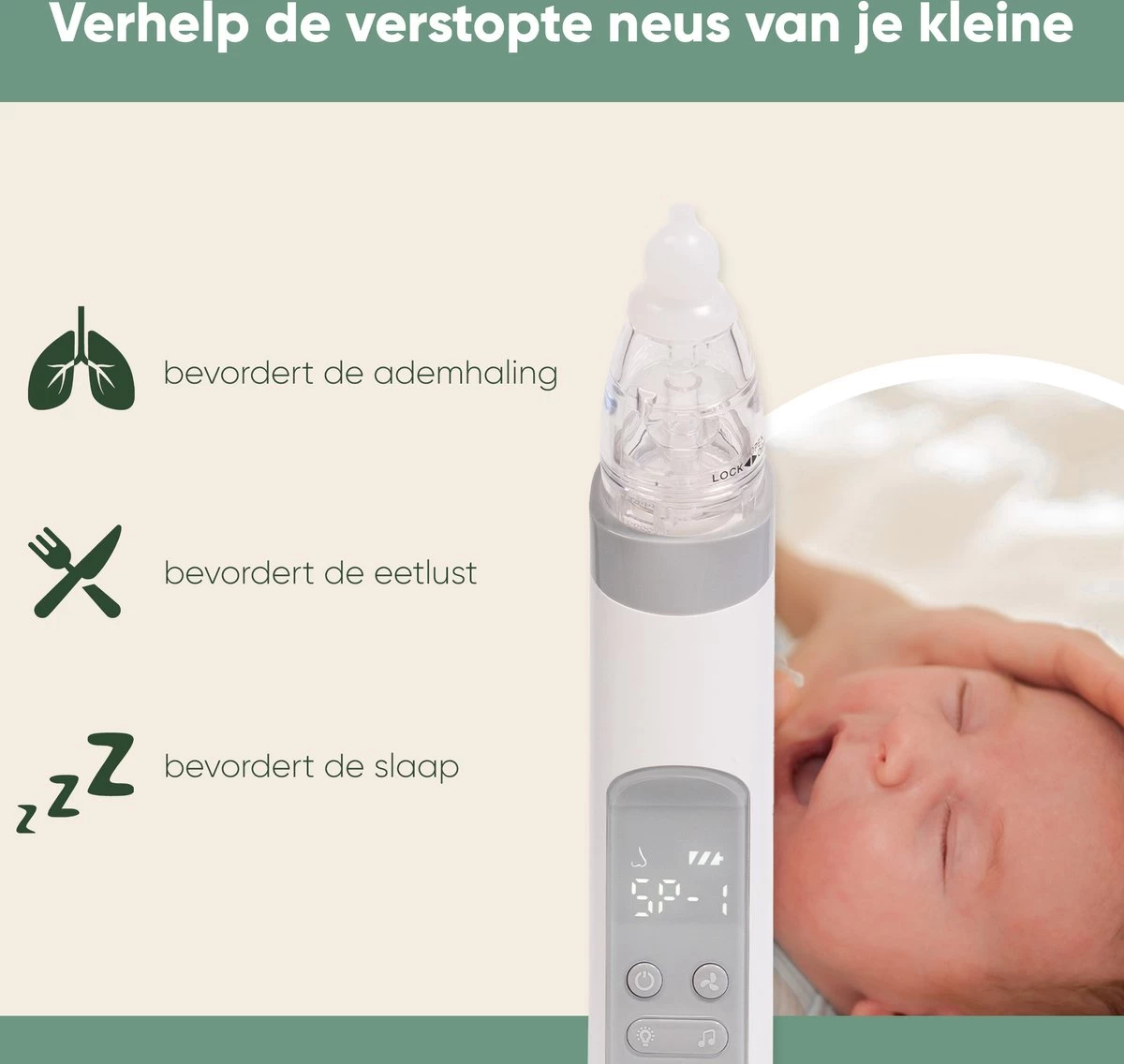 AQUILA Elektrische Neusreiniger Voor Baby En Kinderen - Neuszuiger Baby - Neuspeer - Vrij Van BPA - Oplaadbaar - 3 Standen, Muziek En Licht Voor Afleiding 12 AQUILA Elektrische Neusreiniger Voor Baby En Kinderen - Neuszuiger Baby - Neuspeer - Vrij Van BPA - Oplaadbaar - 3 Standen, Muziek En Licht Voor Afleiding - Afbeelding 12