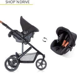 Hauck Pacific 3 Shop N Drive Kinderwagen - Caviar -Babyartikelen Winkel 1200x1141 3