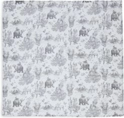 Jollein Hydrofiele Doek 115x115cm Pimpelmees - Forest Animals