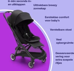 Bugaboo Butterfly Midnight Black - Buggy -Babyartikelen Winkel 1200x1155 3