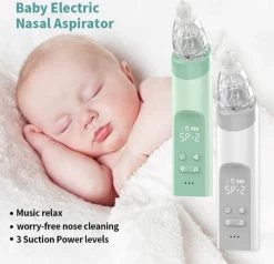 Merkloos Neusreininger Baby – Elektrische Neuszuiger – Neus Aspirator Met USB – Neuspeer & Blackhead Remover – Snotverwijderaar – Snoetenpoetser Peuter -Babyartikelen Winkel 1200x1156 10