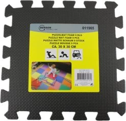 Benson 9 Stuks Zwarte Puzzel Vloertegels Foam 30 X 30 Cm - Puzzel Speelmat - Baby/peuter Speelgoed Matten -Babyartikelen Winkel 1200x1158 1