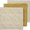 Meyco Cheetah 3-pack Hydrofiele Doeken - 70x70 Cm - Honey Gold