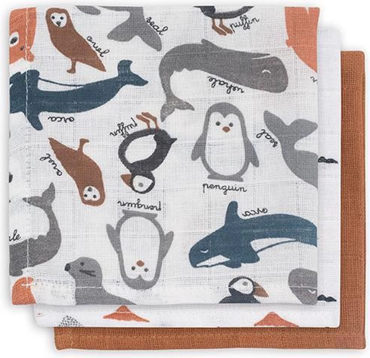 Jollein Baby Hydrofiel Washandje Polar - 3 Stuks 10 Jollein Baby Hydrofiel Washandje Polar - 3 Stuks - Afbeelding 10