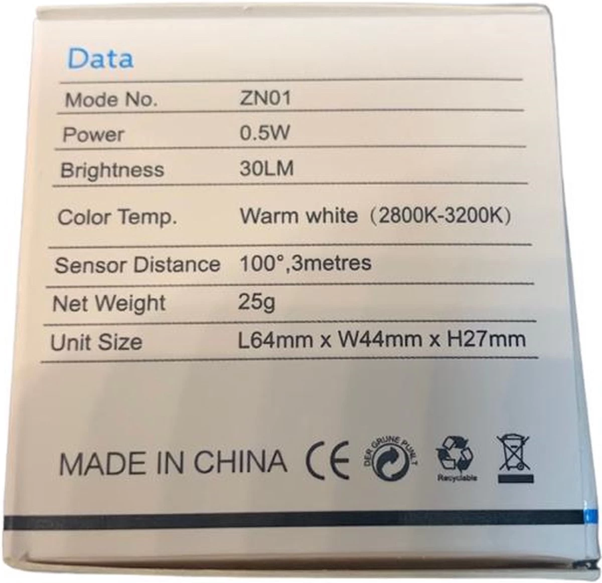 Togadget® - Automatische PIR Motion Bewegingssensor Led Lamp, Automatische PIR Motion Licht, Nachtlampje Met Pir Motion Sensor 7 Togadget® - Automatische PIR Motion Bewegingssensor Led Lamp, Automatische PIR Motion Licht, Nachtlampje Met Pir Motion Sensor - Afbeelding 7