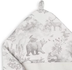 Jollein Badcape 75x75cm Pimpelmees - Forest Animals -Babyartikelen Winkel 1200x1163 4