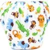 RAMBUX® - Zwemluier - Krokodil - Wasbaar & Verstelbaar - Zwembroek Voor Zwembad - Zwemshort Baby & Peuter - 3-15 KG - 0-3 Jaar