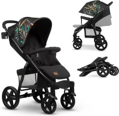 Lionelo Annet Plus - Kinderwagen 2in1 - Inklapsysteem - XXL Dakje - Tot 22 Kg