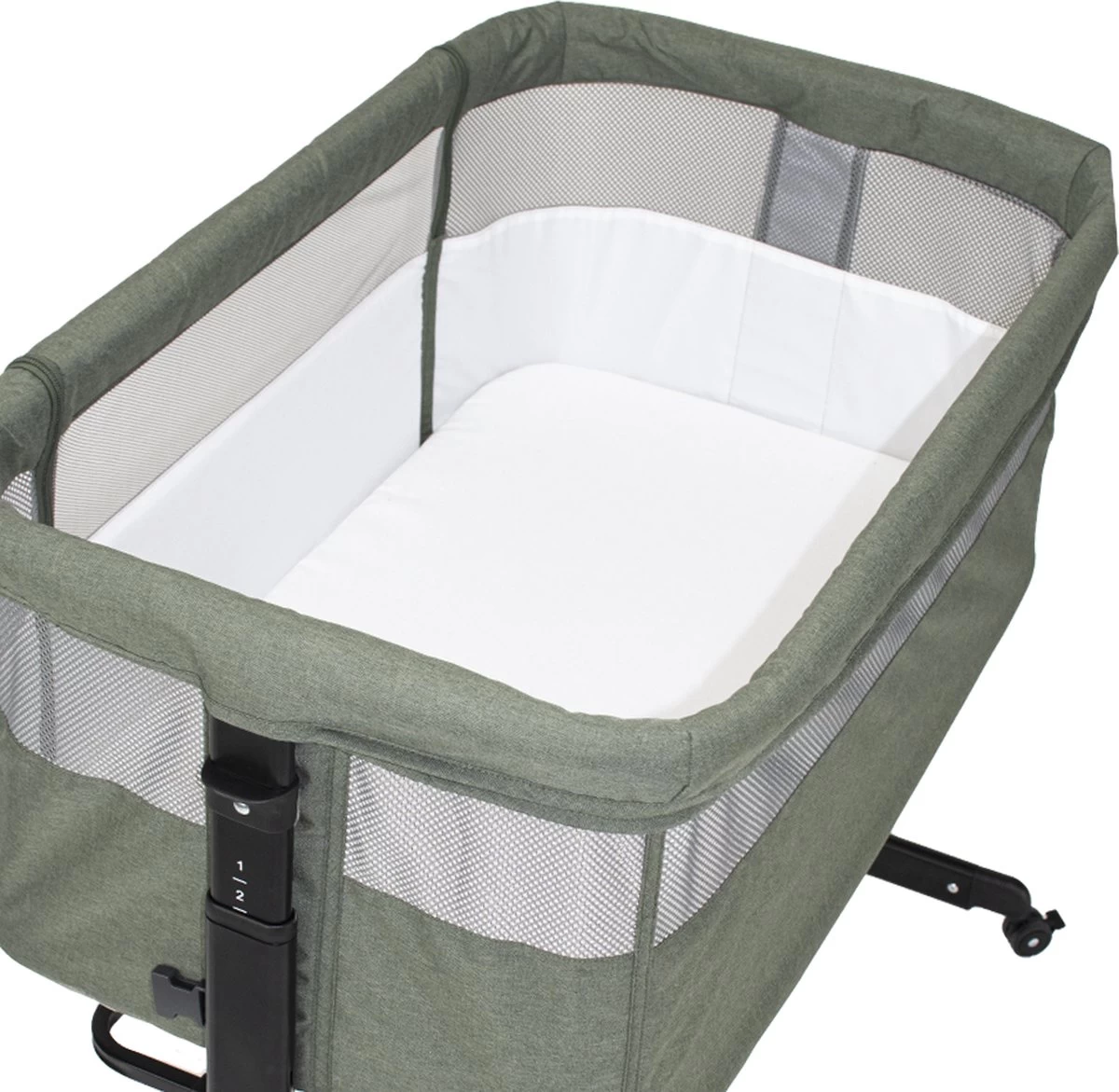 Co-Sleeper Novi Baby® Goodnight Green Melange 7 Co-Sleeper Novi Baby® Goodnight Green Melange - Afbeelding 7