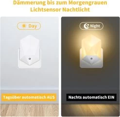 BOTC LED Nachtlampje Stopcontact - 2 Stuks - Nachtlampje Babykamer - Nacht Lamp - Dag En Nacht Sensor - Kinderen & Baby -Babyartikelen Winkel 1200x1173 3