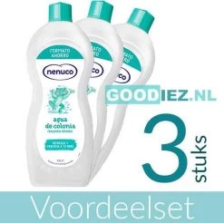 Nenuco Agua De Colonia Baby Haarlotion - 3x 600ml - Voordeelverpakking