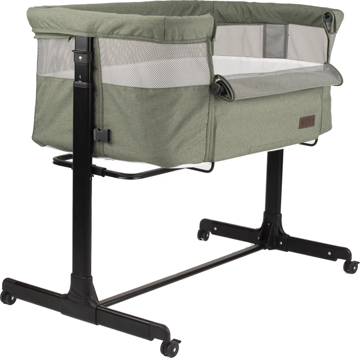 Co-Sleeper Novi Baby® Goodnight Green Melange 6 Co-Sleeper Novi Baby® Goodnight Green Melange - Afbeelding 6