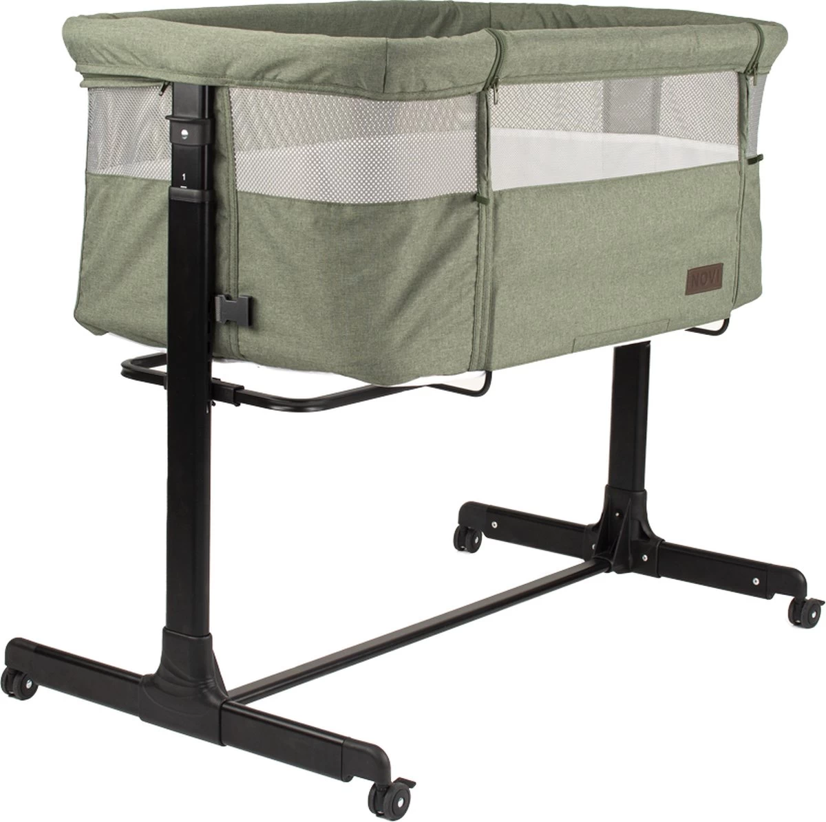 Co-Sleeper Novi Baby® Goodnight Green Melange 1 Co-Sleeper Novi Baby® Goodnight Green Melange