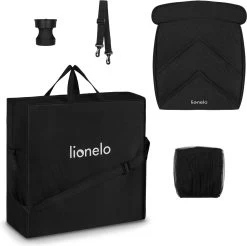 Lionelo Buggy Cloe - Kinderwagen Premium + - Tot 22 Kg - Verstelbare Rugleuning - 5-punts Veiligheidsgordels - Grote Zwenkwielen - Klamboe - Bekerhouder - Lichtgewicht - Compact - Waterdicht -Babyartikelen Winkel 1200x1197 4