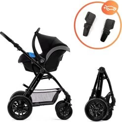 Kinderkraft Moov 3 In 1 Kinderwagen - Inclusief Autostoel - Black -Babyartikelen Winkel 1200x1198 11