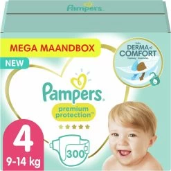 Pampers® Pampers - Premium Protection - Maat 4 - Mega Maandbox- 300 Luiers