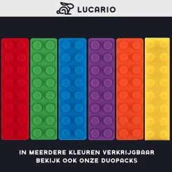 Bijtketting - Kauwketting | Bouwblokje Patroon Oranje -Babyartikelen Winkel 1200x1199