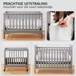 Buxibo - Baby Bed Omrander - Bedbumper - Hoofdbeschermer - Set Van 2 - 340x30cm & 160x30cm -Babyartikelen Winkel 1200x1200 1001