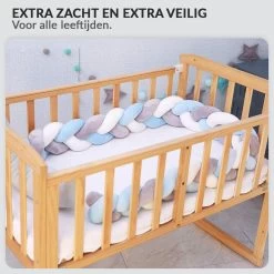 Buxibo Baby Bed Bumper - Baby Veiligheid/Hoofdbescherming/Bedbescherming - Multifunctionele Voedingskussen/Bedomrande/Boxomrander - 200CM - Blauw 13 Buxibo Baby Bed Bumper - Baby Veiligheid/Hoofdbescherming/Bedbescherming - Multifunctionele Voedingskussen/Bedomrande/Boxomrander - 200CM - Blauw -Babyartikelen Winkel 1200x1200 1023