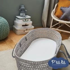 Bamboe Ovaal Matras - 72x32 Cm - Zacht Aanvoelend - Ideaal : Mozesmand, Kinderwagen En Wieg - Omkeerbaar - Afritsbare Hoes - EU-product -Babyartikelen Winkel 1200x1200 1046