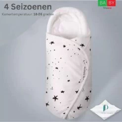 Trivena - Inbakerslaapzak - Baby Slaapzak -100% Katoen - 2-6 Maanden - Nieuw
