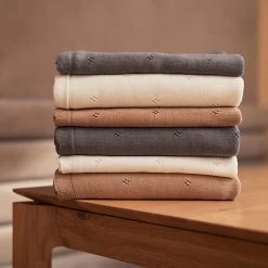 Jollein Baby Deken Ledikant 100x150cm Pointelle - Biscuit -Babyartikelen Winkel 1200x1200 1126