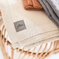 Jollein Baby Deken Wieg 75x100cm Teddy Bliss Knit - Nougat -Babyartikelen Winkel 1200x1200 1160