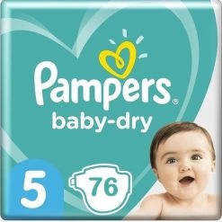 Pampers® Pampers Baby-Dry Luiers - Maat 5 (11-16kg) - 76 Stuks - Voordeelverpakking -Babyartikelen Winkel 1200x1200 1224