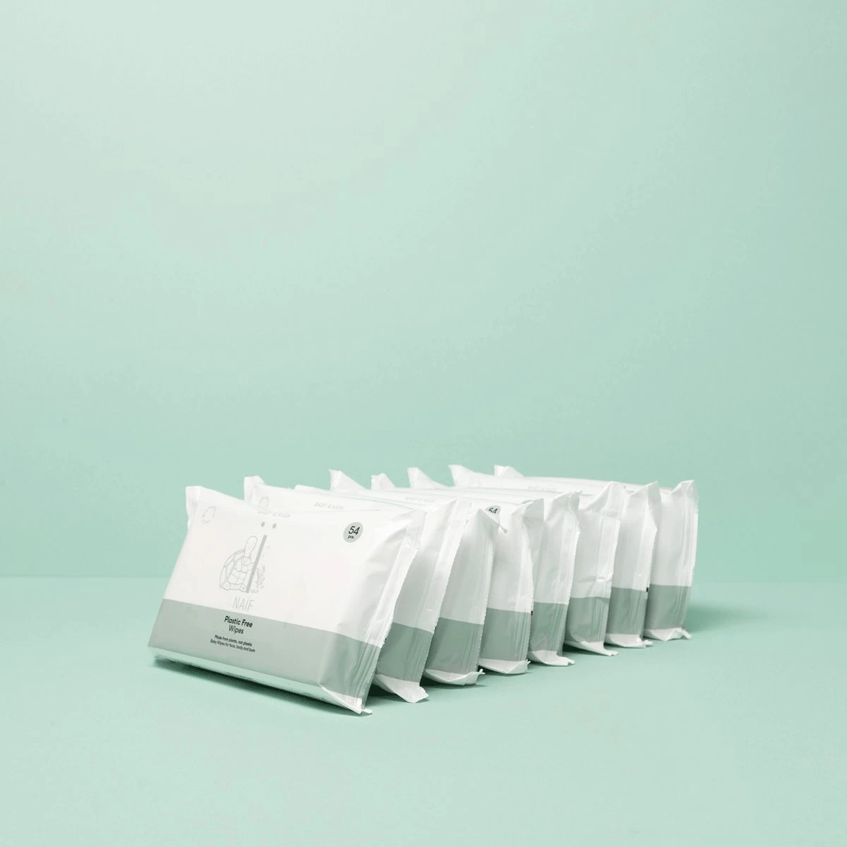 Naïf Plasticvrije Billendoekjes - Voordeelverpakking - 16 X 54 Doekjes - Met Natuurlijke Ingrediënten 4 Naïf Plasticvrije Billendoekjes - Voordeelverpakking - 16 X 54 Doekjes - Met Natuurlijke Ingrediënten - Afbeelding 4