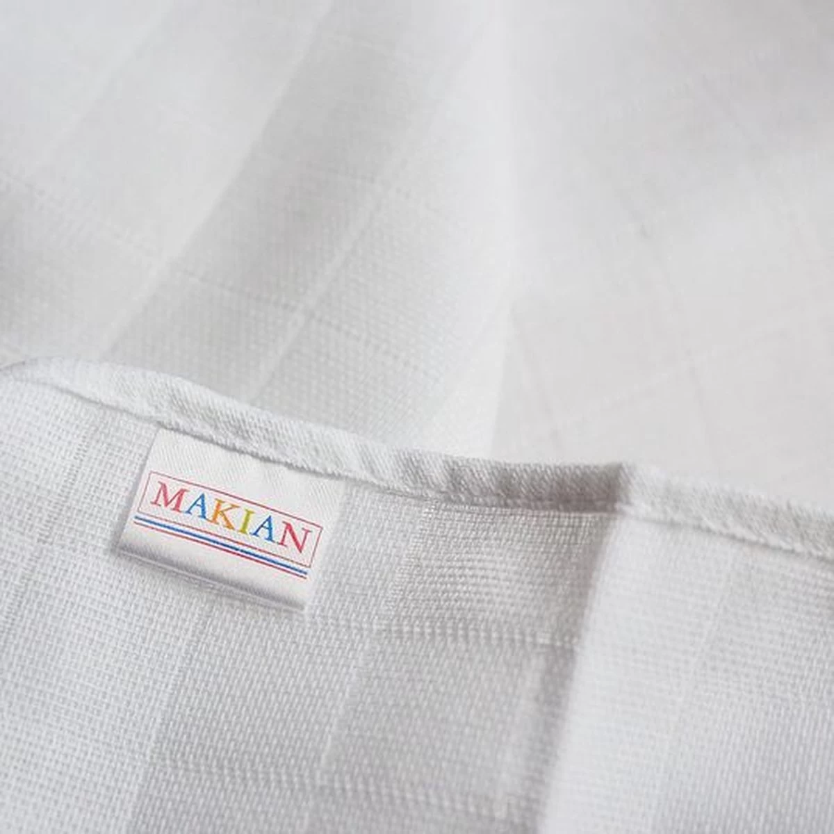 Makian Hydrofiele Luiers - Hydrofiele Doeken 80x80cm - Set Van 6 - Wit 5 Makian Hydrofiele Luiers - Hydrofiele Doeken 80x80cm - Set Van 6 - Wit - Afbeelding 5