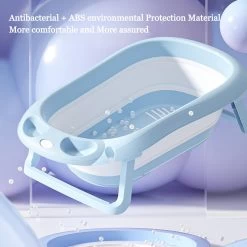 K IKIDO Babybadje - Opvouwbaar Bad Baby - Inclusief Badkussen - Peuterbadje - Blauw -Babyartikelen Winkel 1200x1200 1290