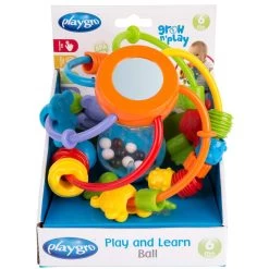 Playgro Speel En Leerbal - Grijp- En Bijtspeelgoed - Klikklak Geluiden - Spiegeltje - Kralen - Cilinder Met Rattelende Ballen -Babyartikelen Winkel 1200x1200 131