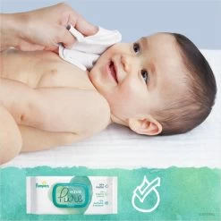 Pampers® Pampers Aqua Pure Billendoekjes - 432 Doekjes -Babyartikelen Winkel 1200x1200 1342