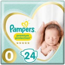 PampersĀ® Pampers Premium Protection - Maat 0 (Micro) 1,5-2,5 Kg - 24 Stuks - Luiers