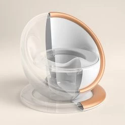 XIORI-SEMS - Plaspotje - Potje Peuter - Potje - WC Verkleiner - WC Potje Peuter - Toilet - Zindelijkheid - Toilettrainer - Wit Met Goud - Design - Jongens En Meisjes - Kraamcadeau – Kraamvisite – Babyshower – Verjaardag - Cadeau - Potje Goud -Babyartikelen Winkel 1200x1200 1503